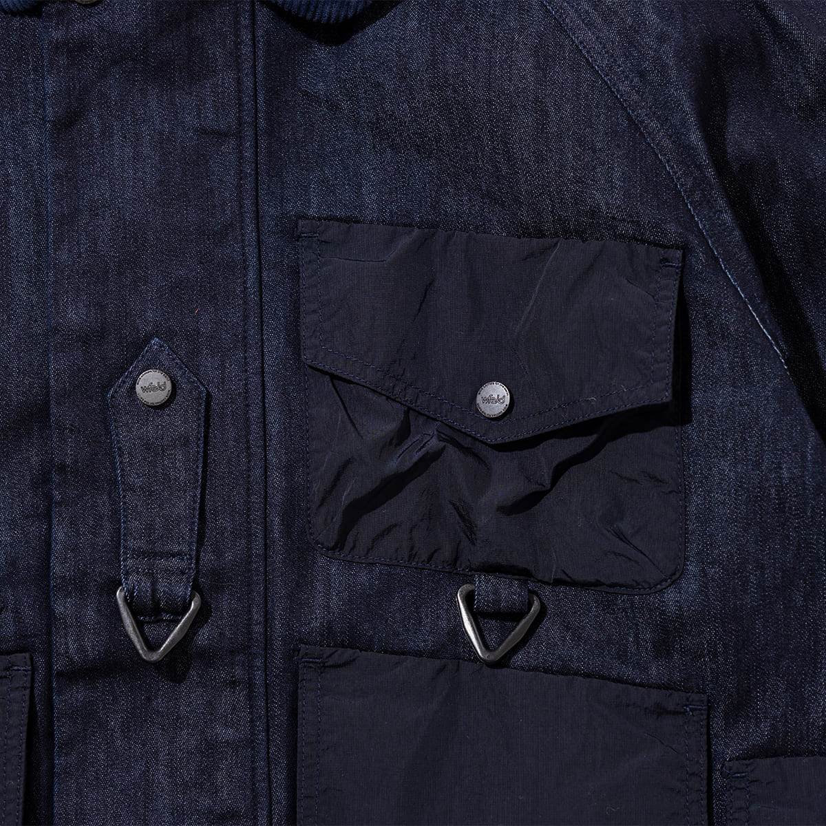 wfeld SOLOTEX(R) Denim Short Coverall フェルド ソロテックス デニム ショート カバーオール WF-26AW-WLD-JK07【メンズ デニム素材 ショート丈 耐久性 カジュアル デイリーユース 26FW】
