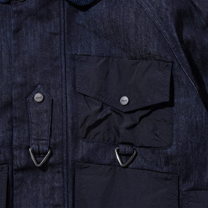 wfeld SOLOTEX(R) Denim Short Coverall フェルド ソロテックス デニム ショート カバーオール WF-26AW-WLD-JK07【メンズ デニム素材 ショート丈 耐久性 カジュアル デイリーユース 26FW】