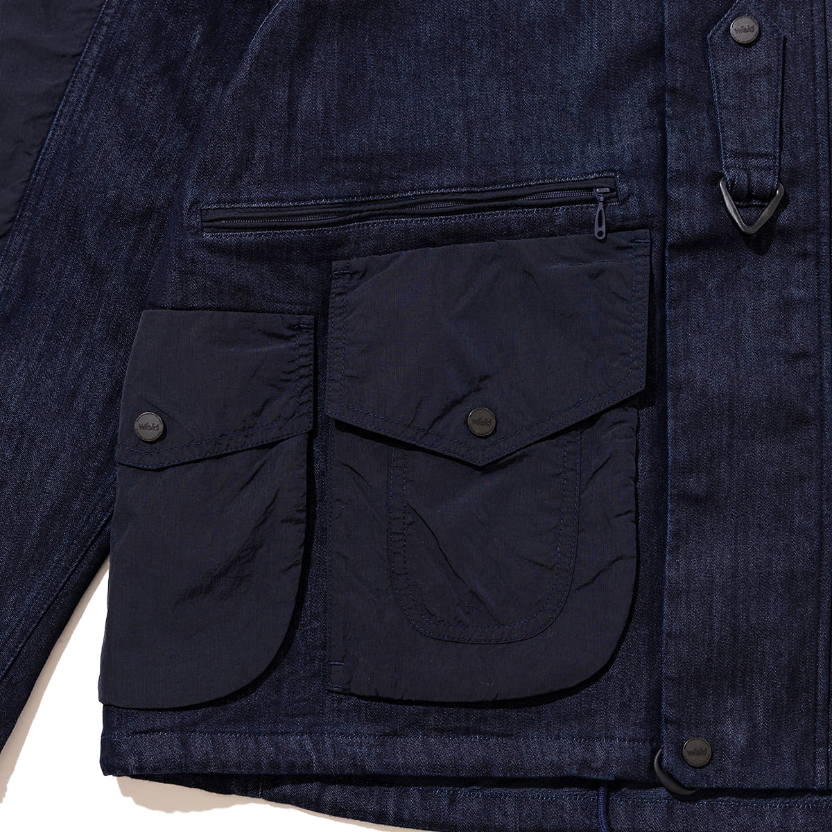 wfeld SOLOTEX(R) Denim Short Coverall フェルド ソロテックス デニム ショート カバーオール WF-26AW-WLD-JK07【メンズ デニム素材 ショート丈 耐久性 カジュアル デイリーユース 26FW】