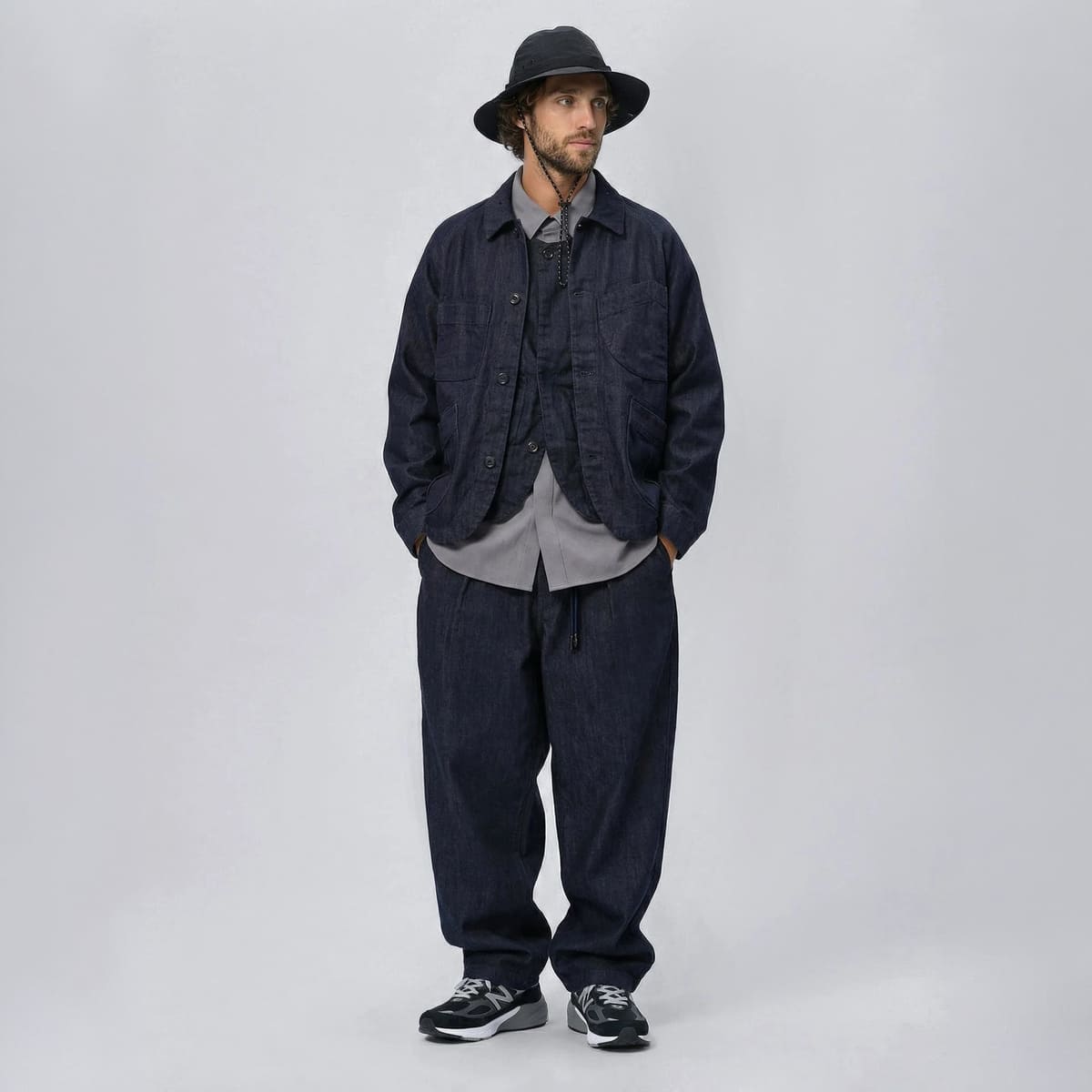 wfeld FlexDura Denim Pants フェルド フレックスデュラ デニム パンツ WF-26AW-WLD-PT01【メンズ デニム素材 フロントタック カジュアル リラックス感 デイリーユース 26FW】