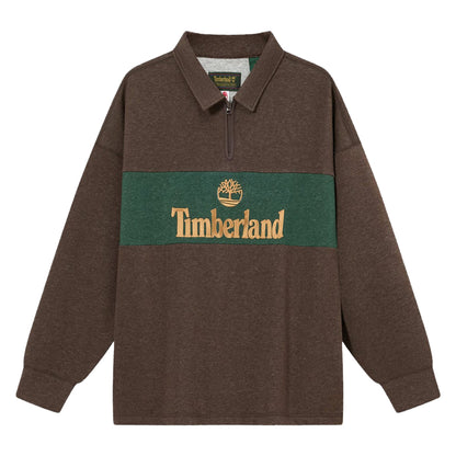 Timberland Rugby Polo Shirt ティンバーランド ラグビー ポロシャツ 0YHED【メンズ ヘリテージテイスト ポロスウェットシャツ スウェットシャツ 26FW】