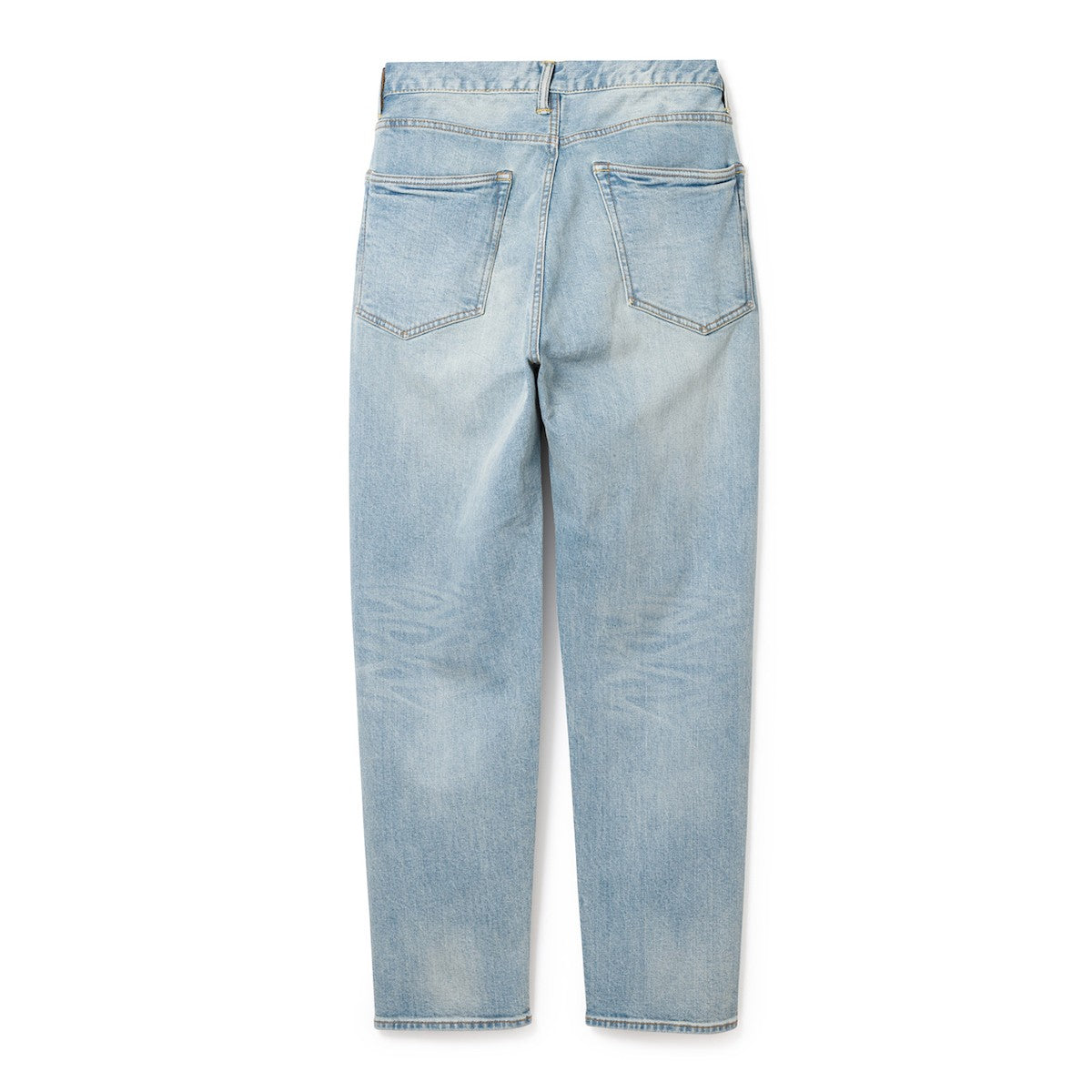 Damaged Denim Pants - Stretch Easy Fit Tapered