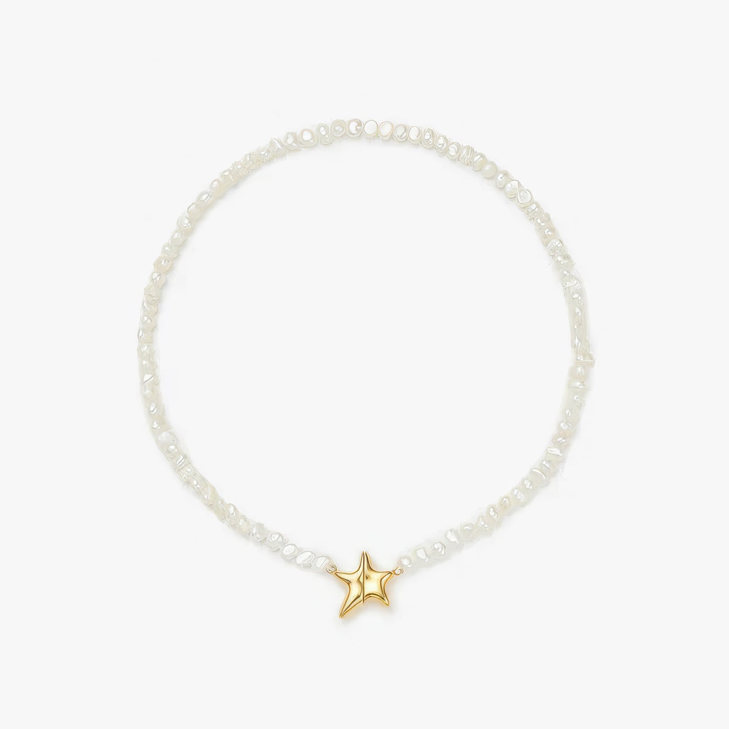 Magnets Star Necklace /Pearl