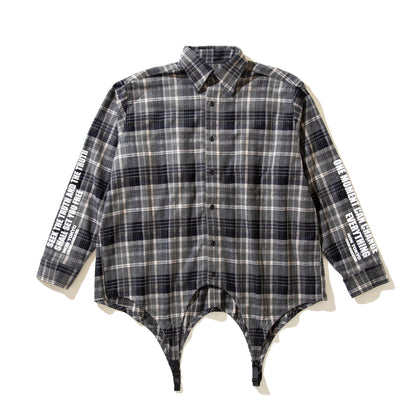 2WAY FLANNEL CHECK SHIRT