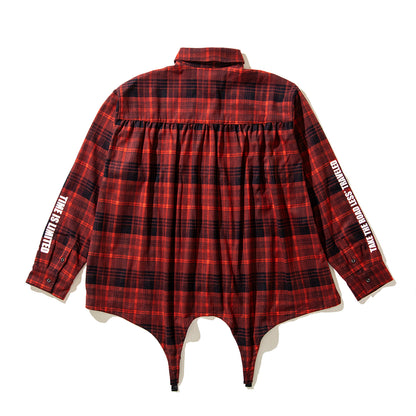 2WAY FLANNEL CHECK SHIRT
