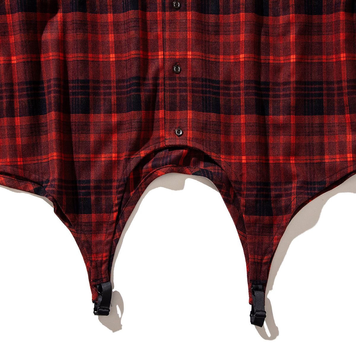 2WAY FLANNEL CHECK SHIRT