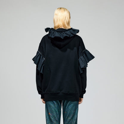 FRILL SWEAT HOODIE