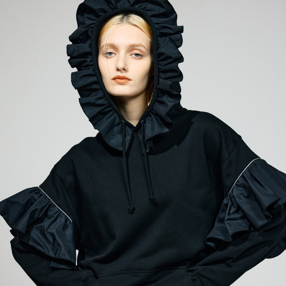 FRILL SWEAT HOODIE