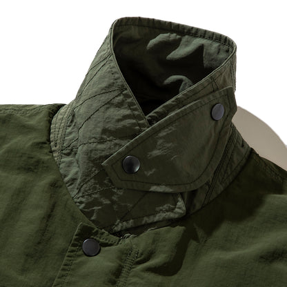 PACKABLE RIPSTOP BALCOLLAR COAT