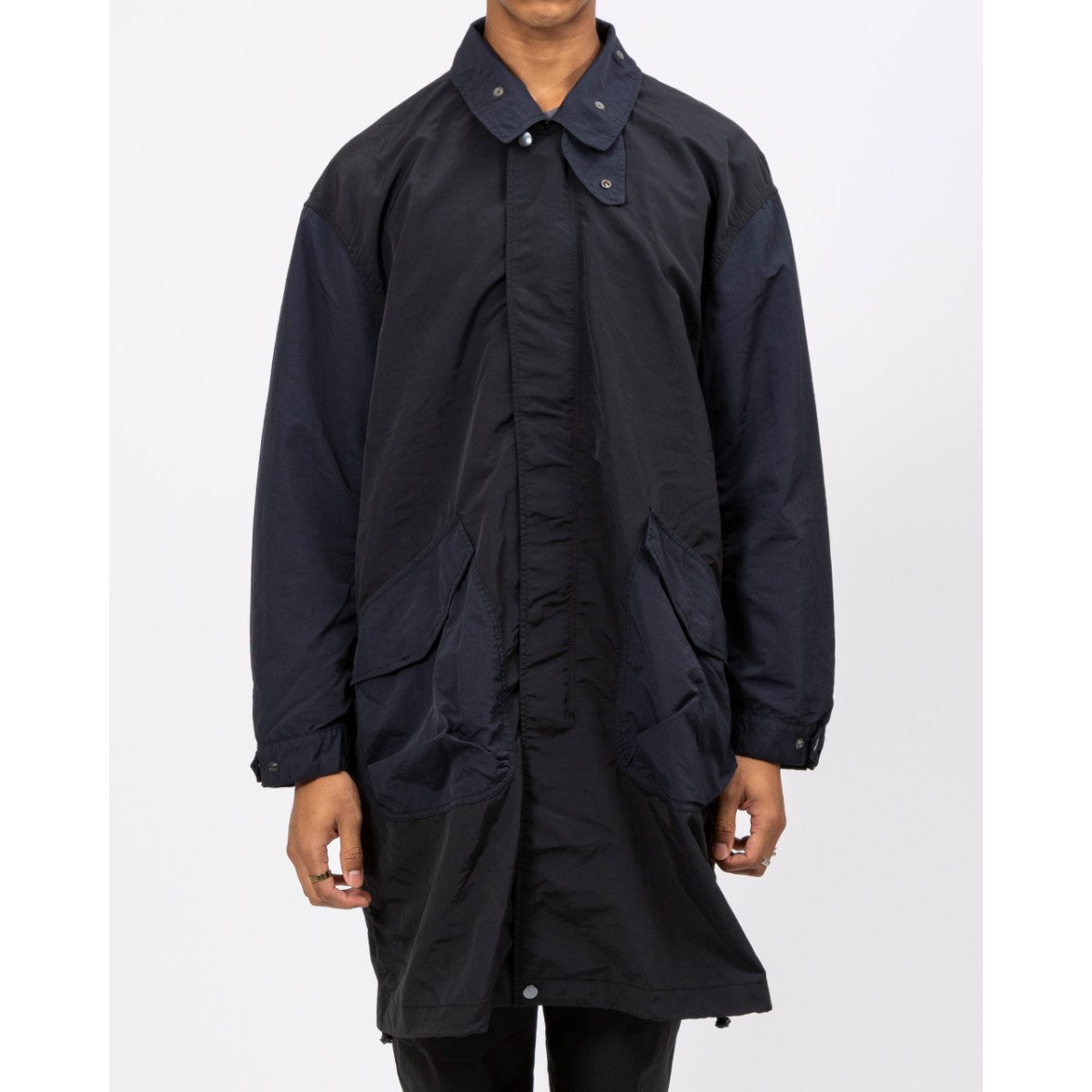 PACKABLE RIPSTOP BALCOLLAR COAT