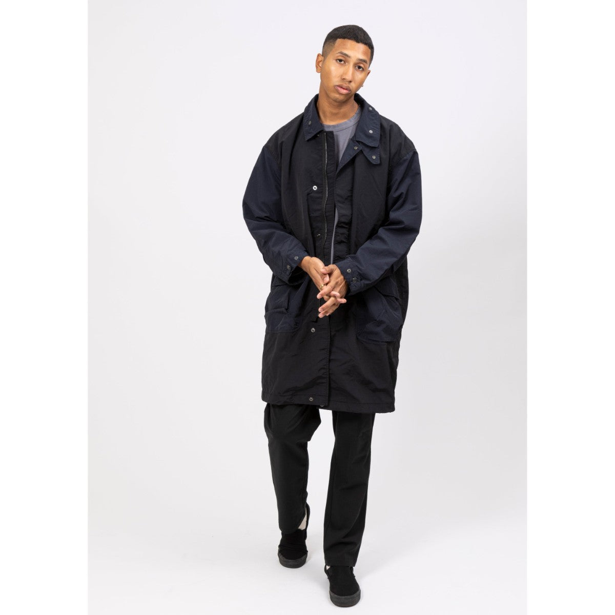 PACKABLE RIPSTOP BALCOLLAR COAT