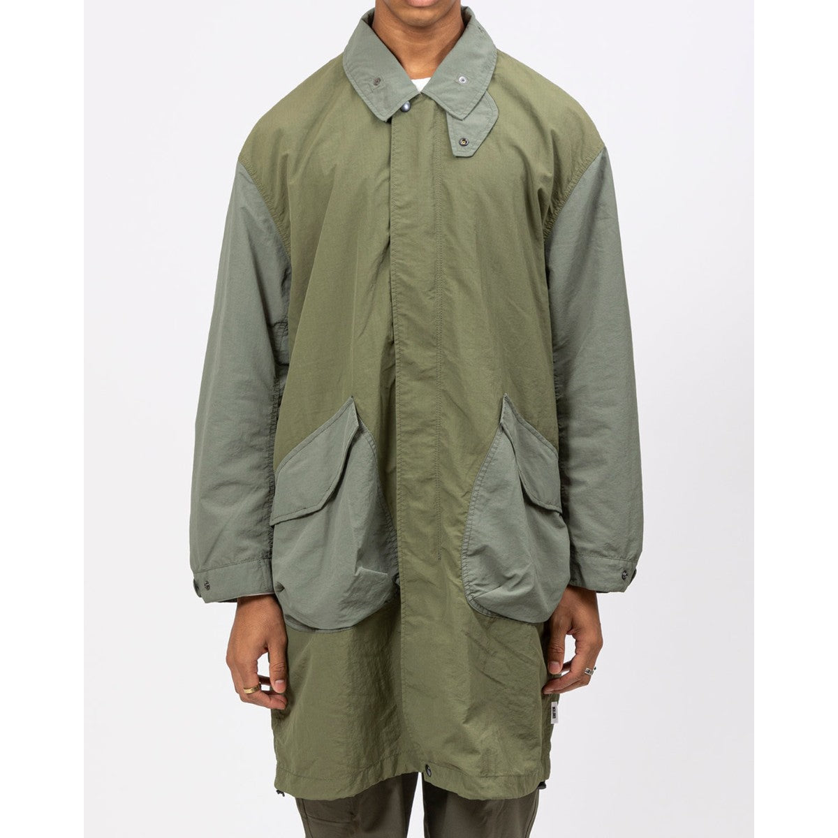 PACKABLE RIPSTOP BALCOLLAR COAT