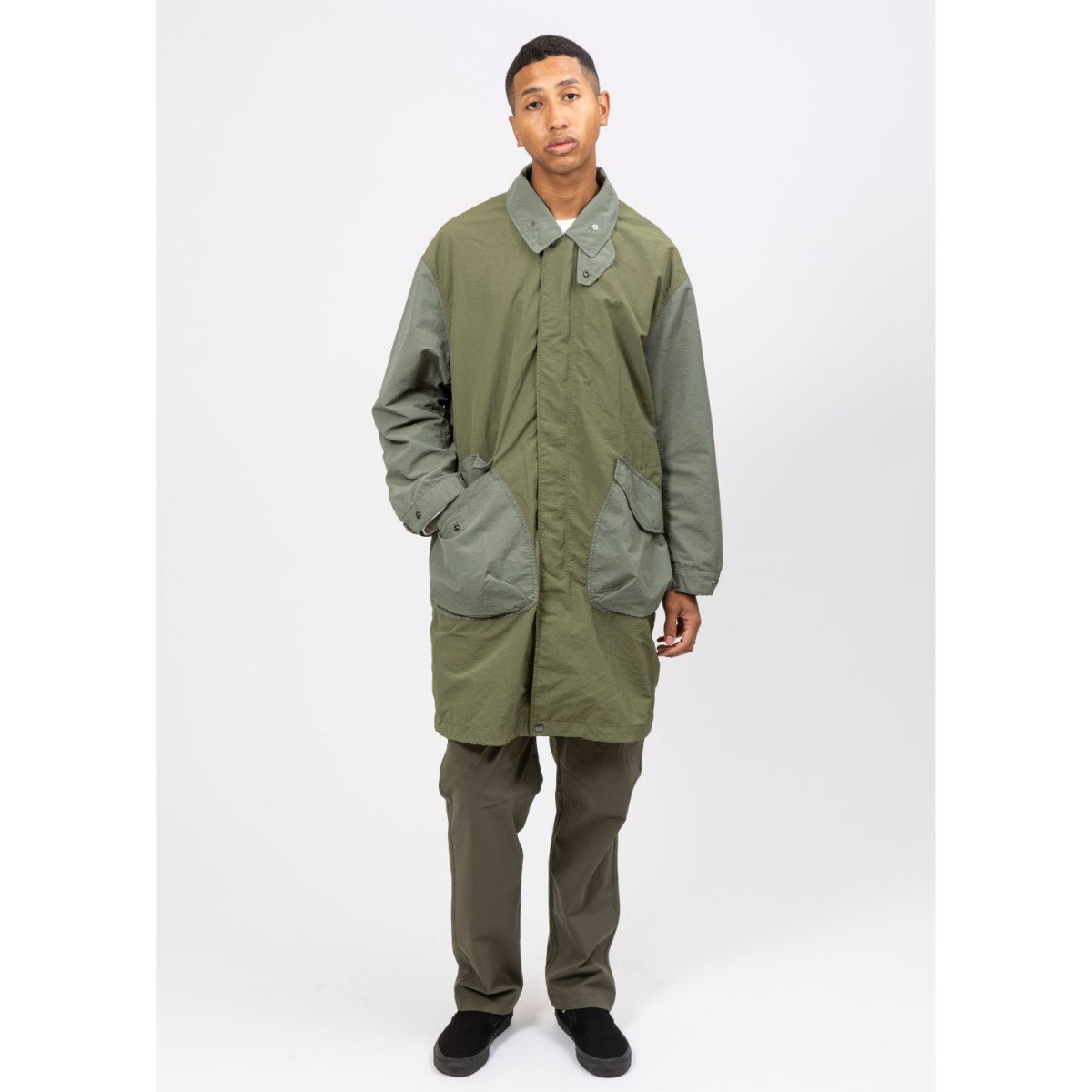 PACKABLE RIPSTOP BALCOLLAR COAT