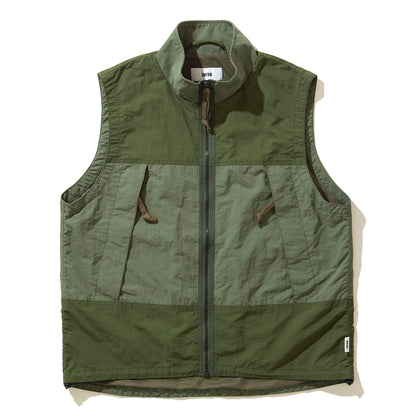 PACKABLE RIPSTOP STAND COLLAR VEST