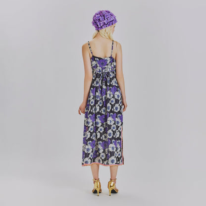 SUMMER RETRO FLORAL CAMI DRESS