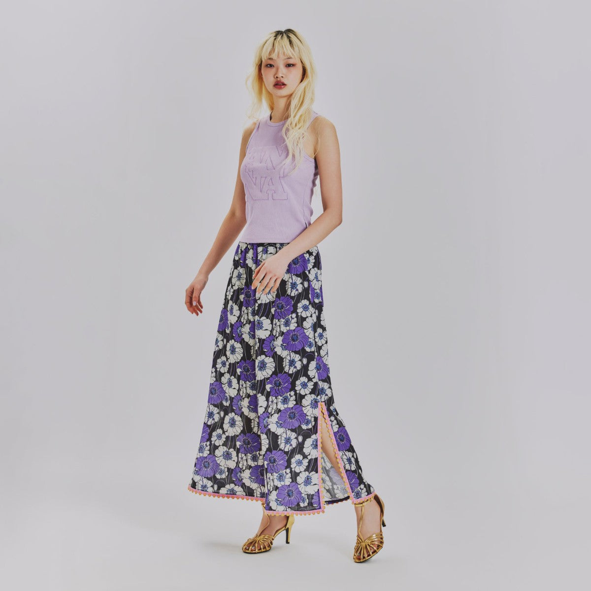 SUMMER RETRO FLORAL EASY PANTS