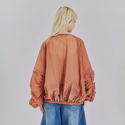 GATHERED 2-WAY BLOUSON
