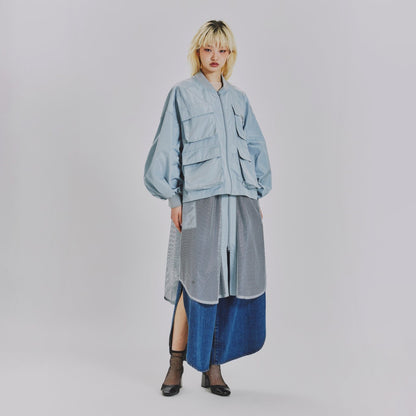 3WAY LONG VEST BLOUSON