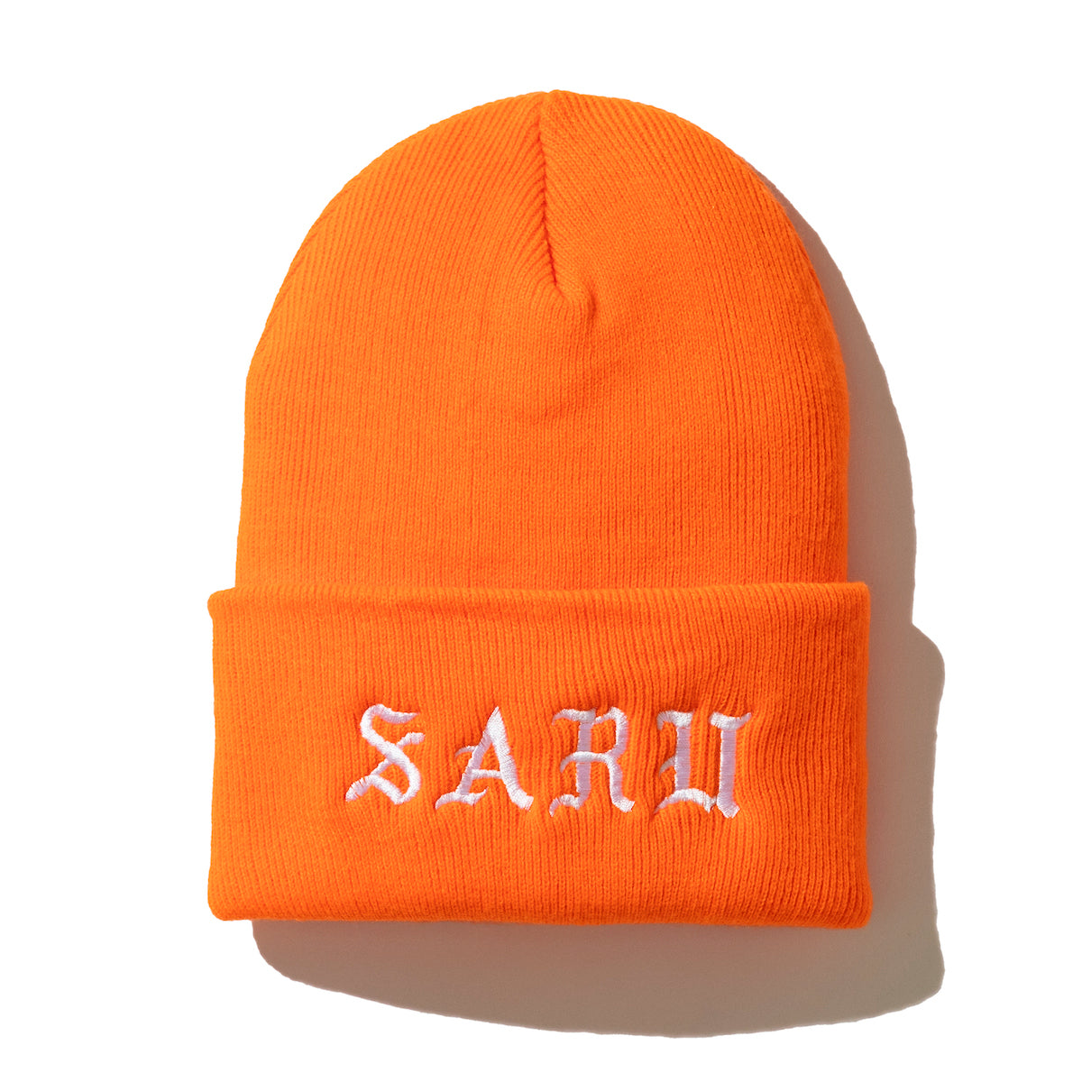 SARU IRON-ON LETTER KNIT CAP