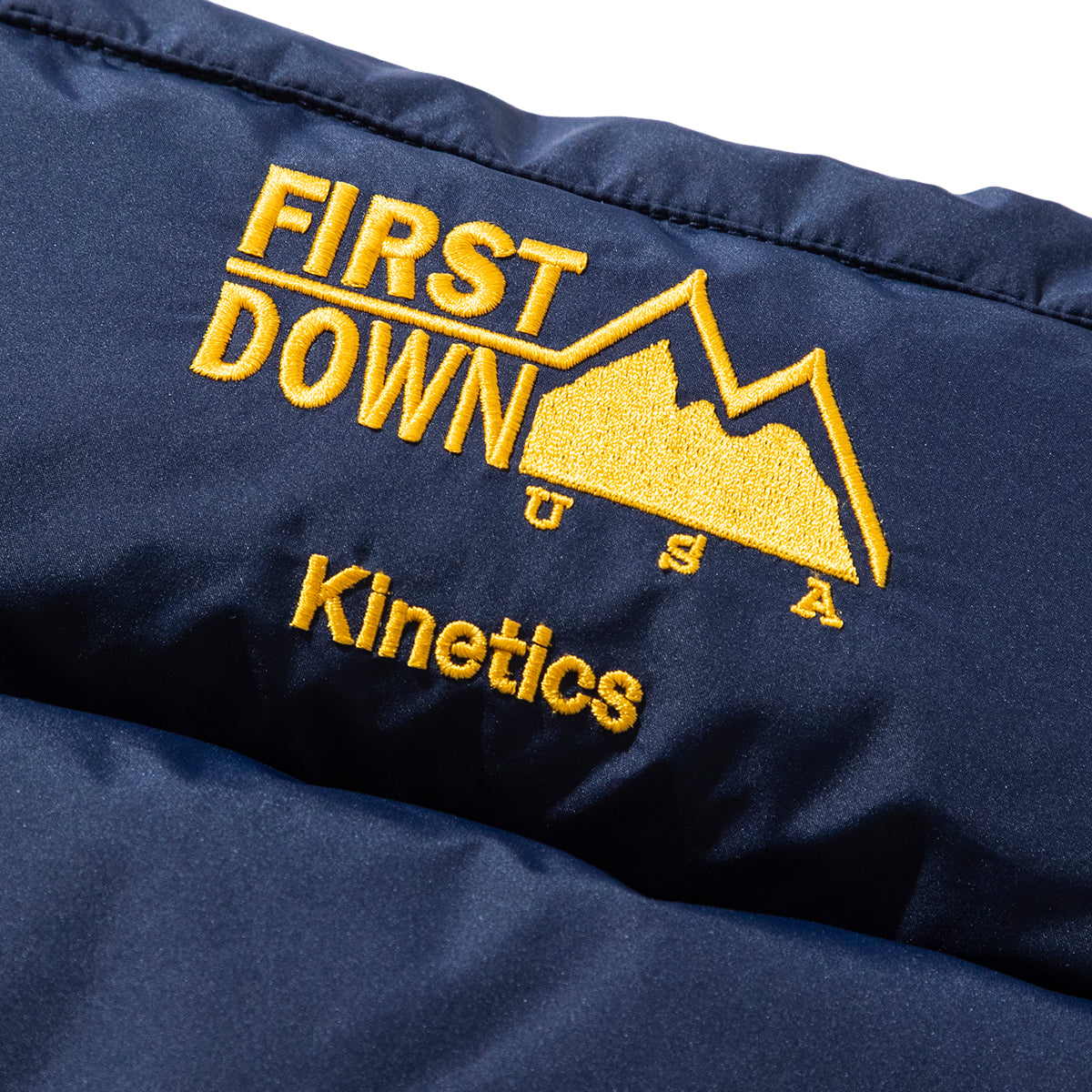 Kinetics × FIRST DOWN BUBBLE DOWN JKT MICROFT(R) 【11月上旬発送予定】