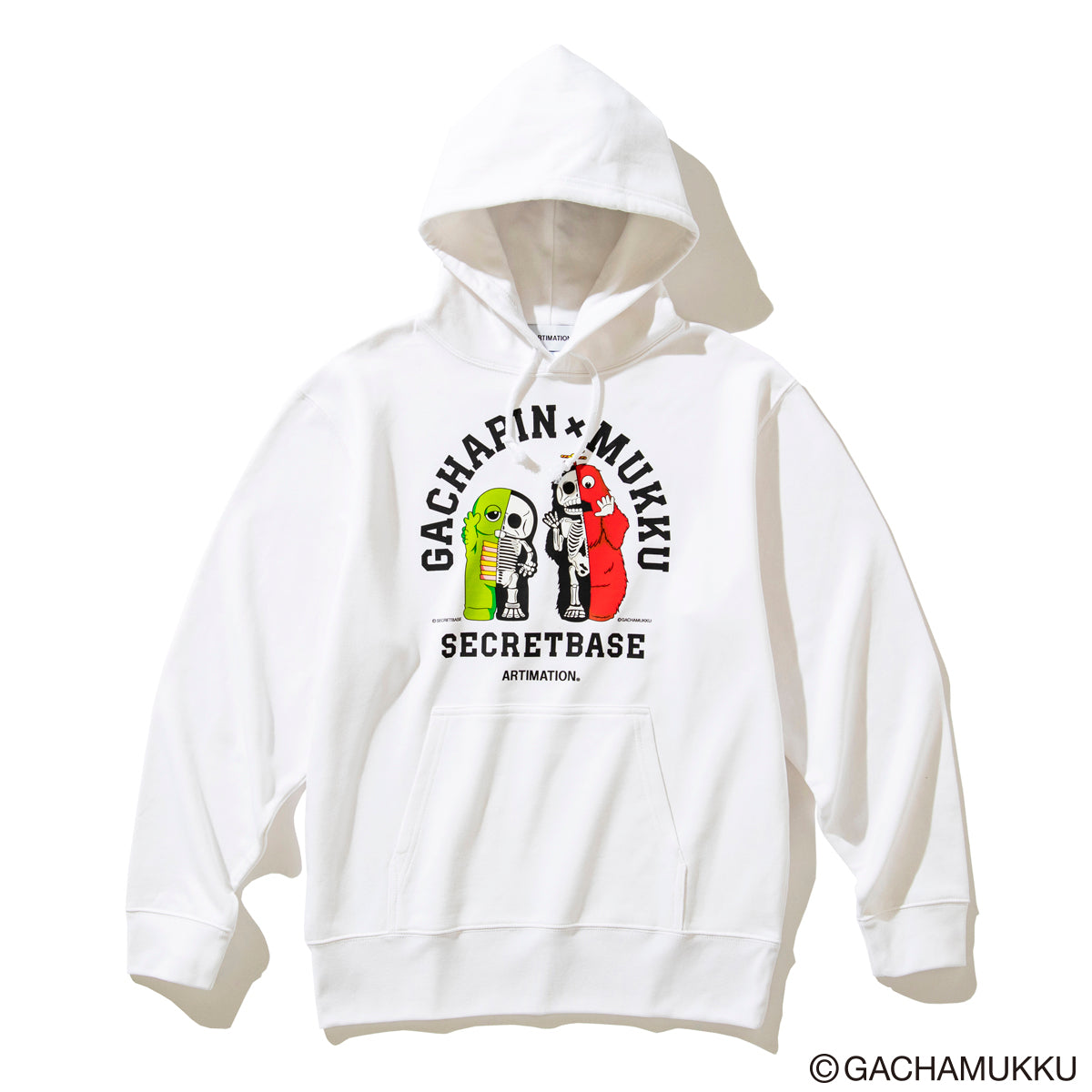 <GACHAPIN & MUKKU×ARTIMATION> G & M HOODIE