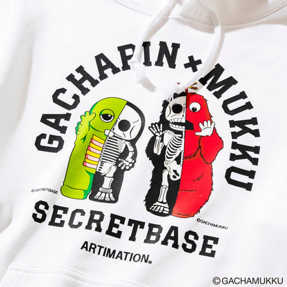 <GACHAPIN & MUKKU×ARTIMATION> G & M HOODIE