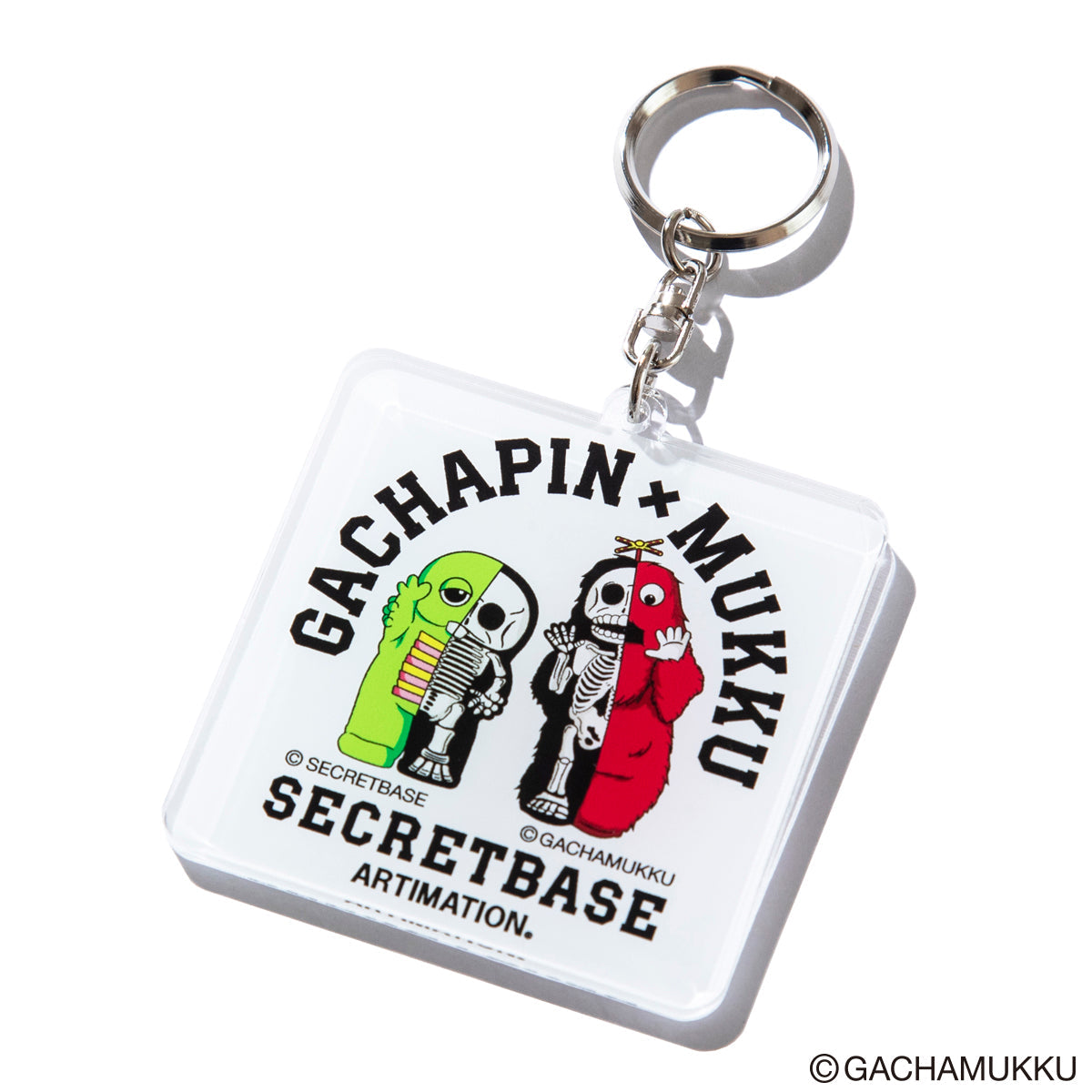 <GACHAPIN & MUKKU×ARTIMATION> G & M KEY HOLDER