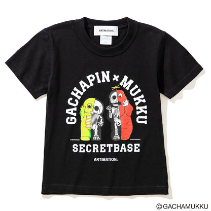 <GACHAPIN & MUKKU×ARTIMATION> G & M S/S KIDS TEE