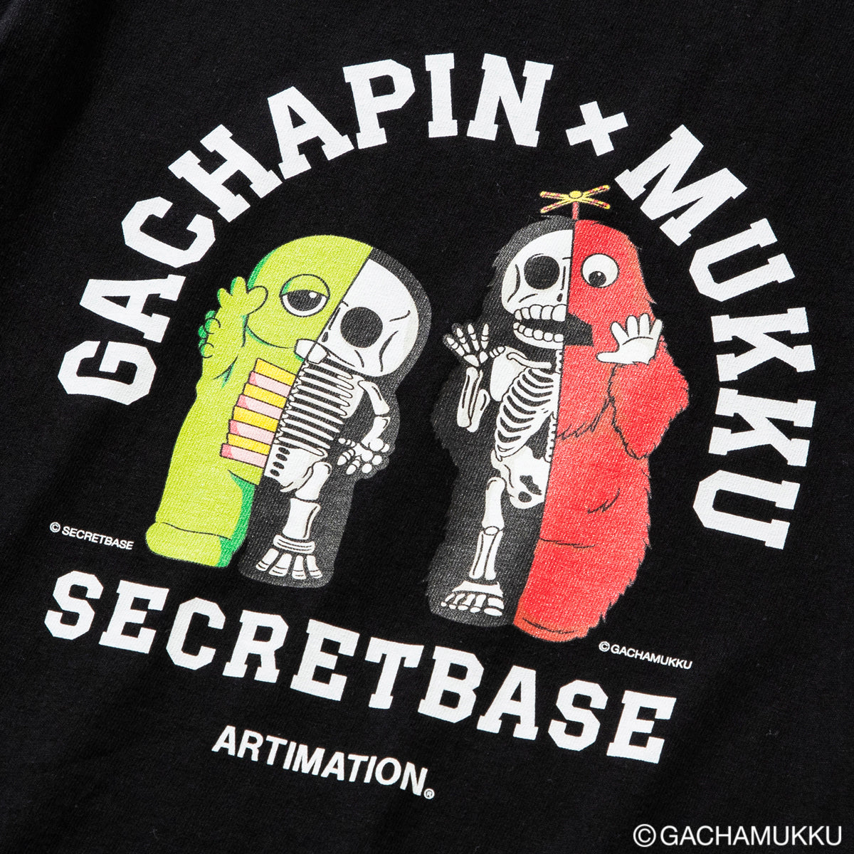 <GACHAPIN & MUKKU×ARTIMATION> G & M S/S KIDS TEE