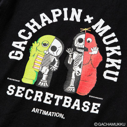 <GACHAPIN & MUKKU×ARTIMATION> G & M S/S KIDS TEE