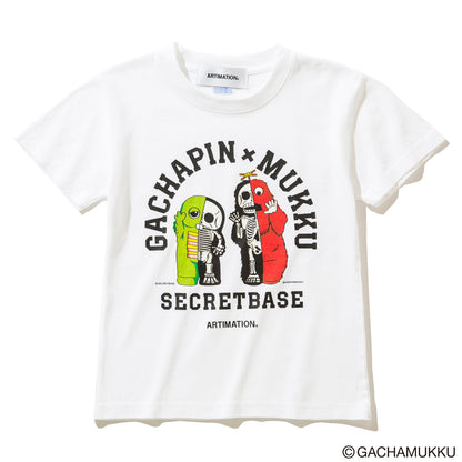 <GACHAPIN & MUKKU×ARTIMATION> G & M S/S KIDS TEE