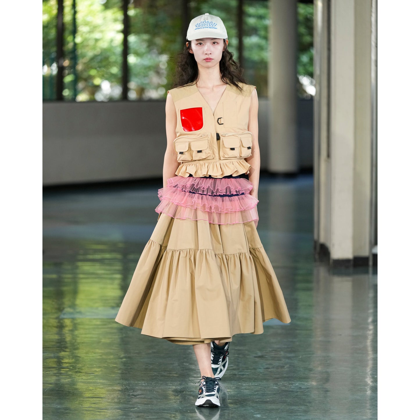 TULLE FRILL BELT