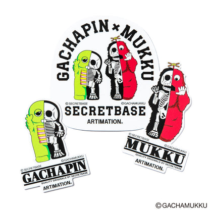 <GACHAPIN & MUKKU×ARTIMATION> G & M STICKER SET