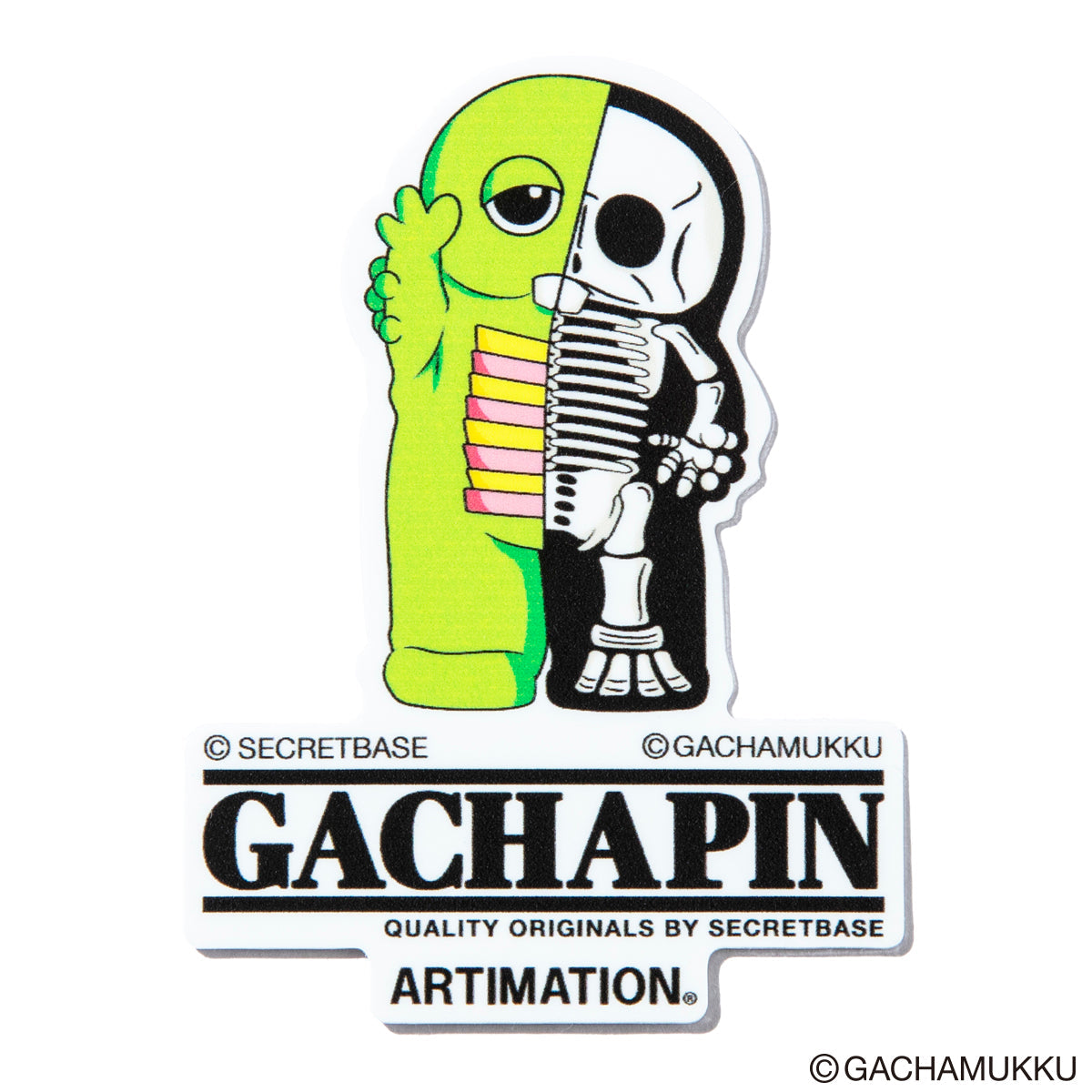 <GACHAPIN & MUKKU×ARTIMATION> G & M STICKER SET