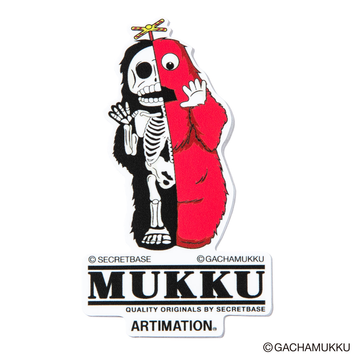 <GACHAPIN & MUKKU×ARTIMATION> G & M STICKER SET