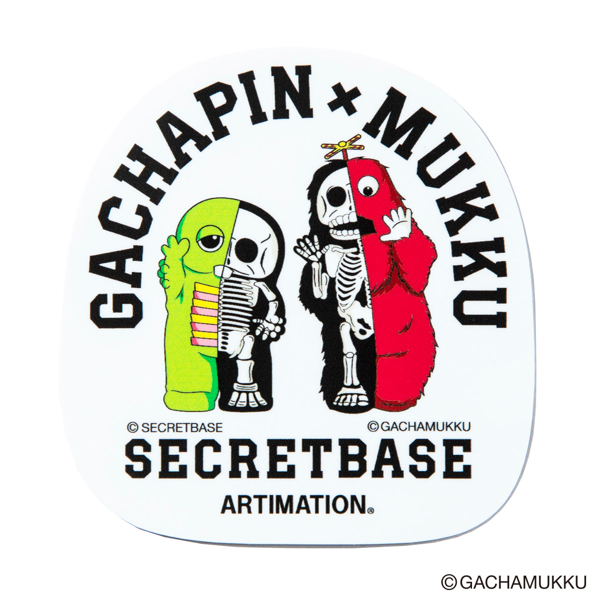 <GACHAPIN & MUKKU×ARTIMATION> G & M STICKER SET