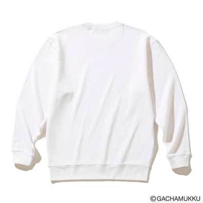 <GACHAPIN & MUKKU×ARTIMATION> GACHAPIN CREW SWEAT