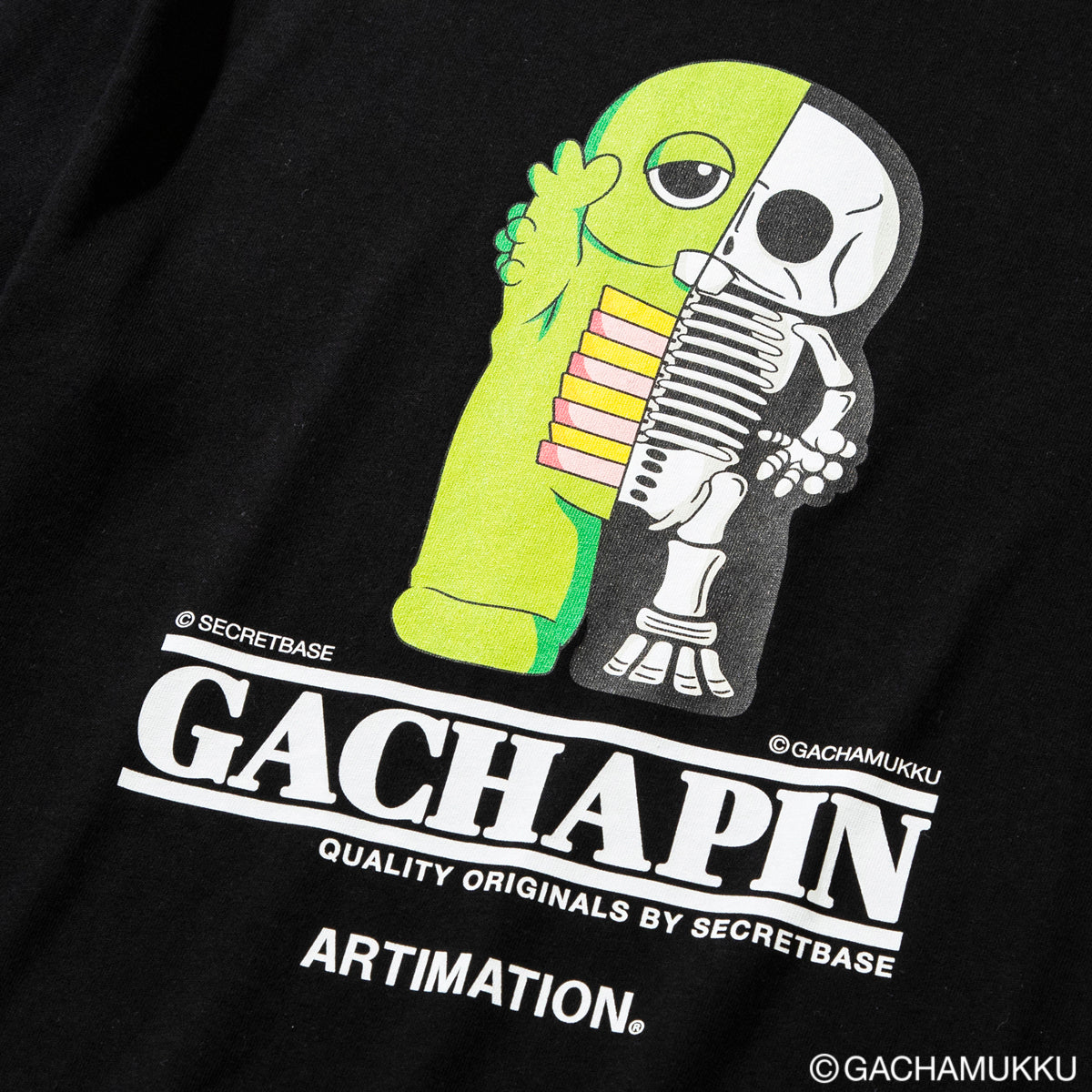 <GACHAPIN & MUKKU×ARTIMATION> GACHAPIN S/S TEE