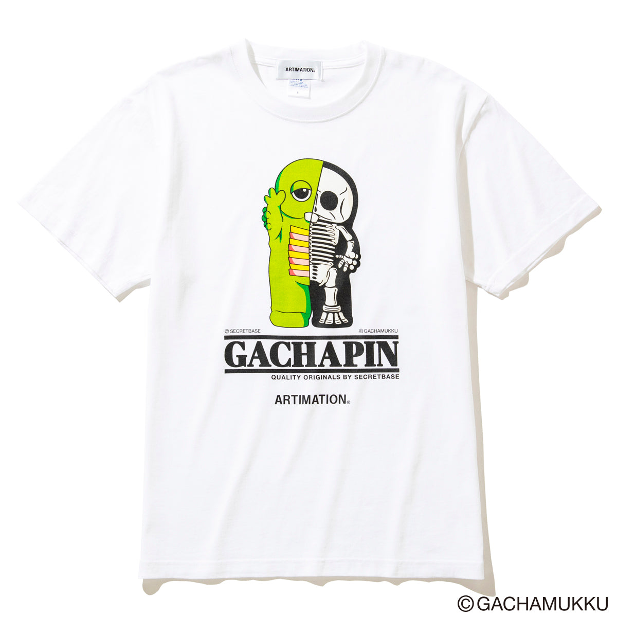 <GACHAPIN & MUKKU×ARTIMATION> GACHAPIN S/S TEE