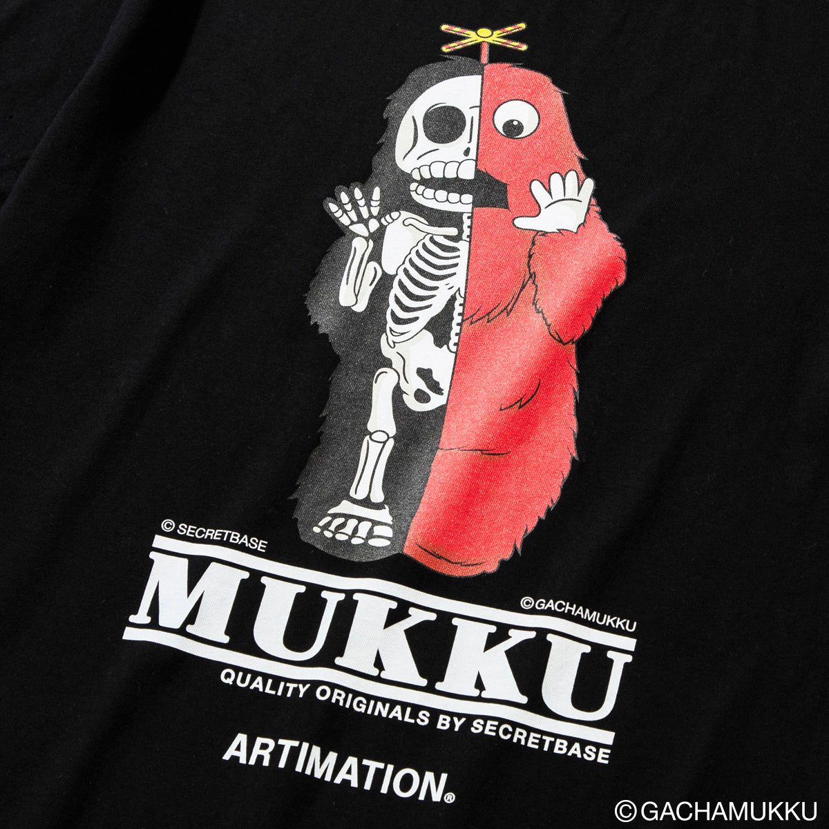 <GACHAPIN & MUKKU×ARTIMATION> MUKKU S/S TEE