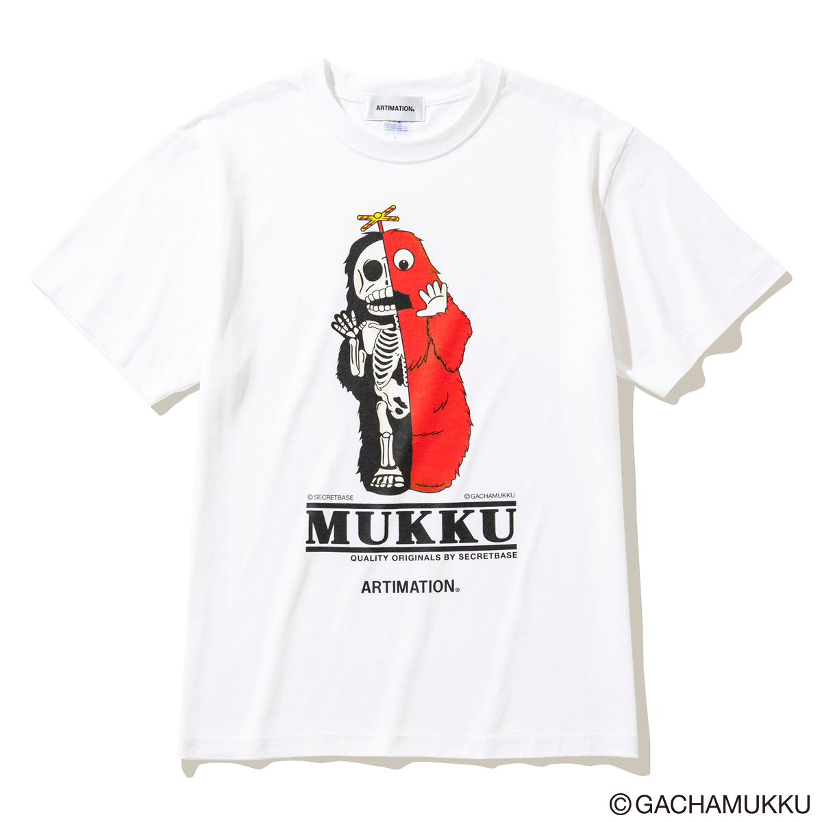 <GACHAPIN & MUKKU×ARTIMATION> MUKKU S/S TEE