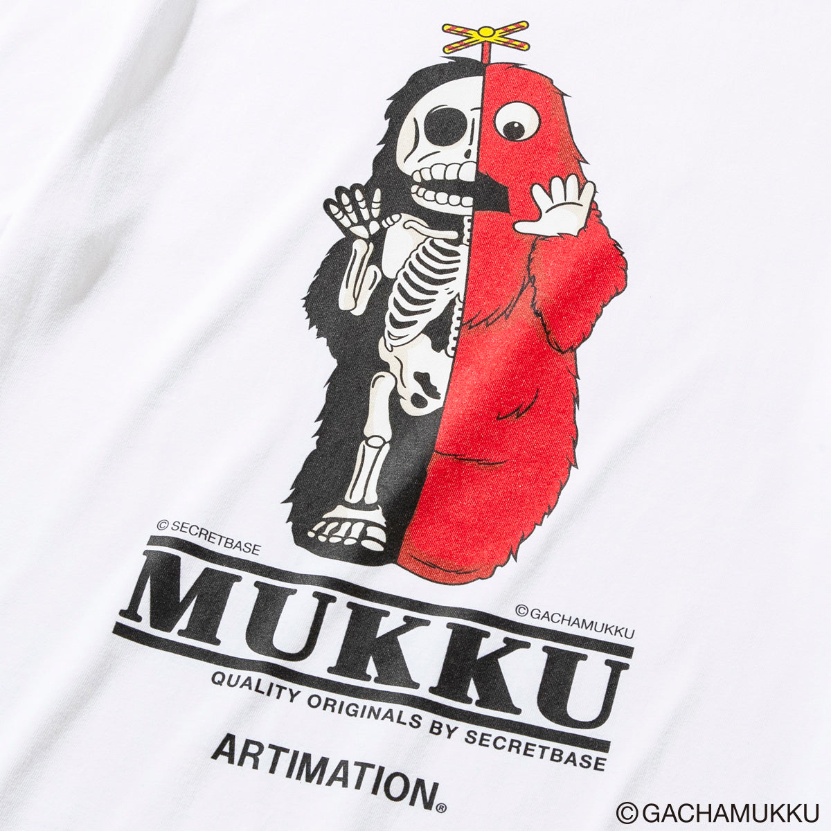 <GACHAPIN & MUKKU×ARTIMATION> MUKKU S/S TEE