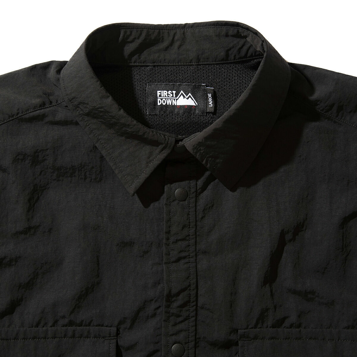 FIRST DOWN VENTILATION L/S SHIRTS TASLAN NYLON