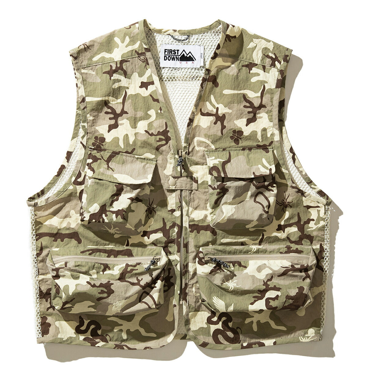 FIRST DOWN RIVER VEST TASLAN NYLON