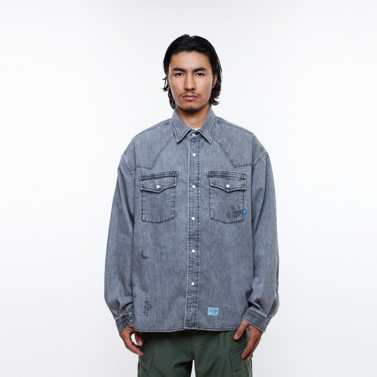 VINTAGE WASH DENIM SHIRT