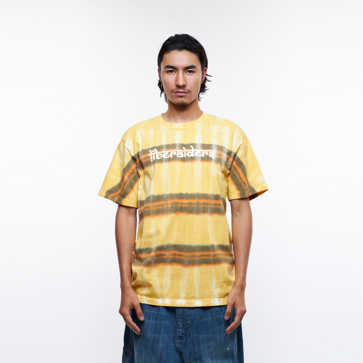 BORDER TIEDYE TEE