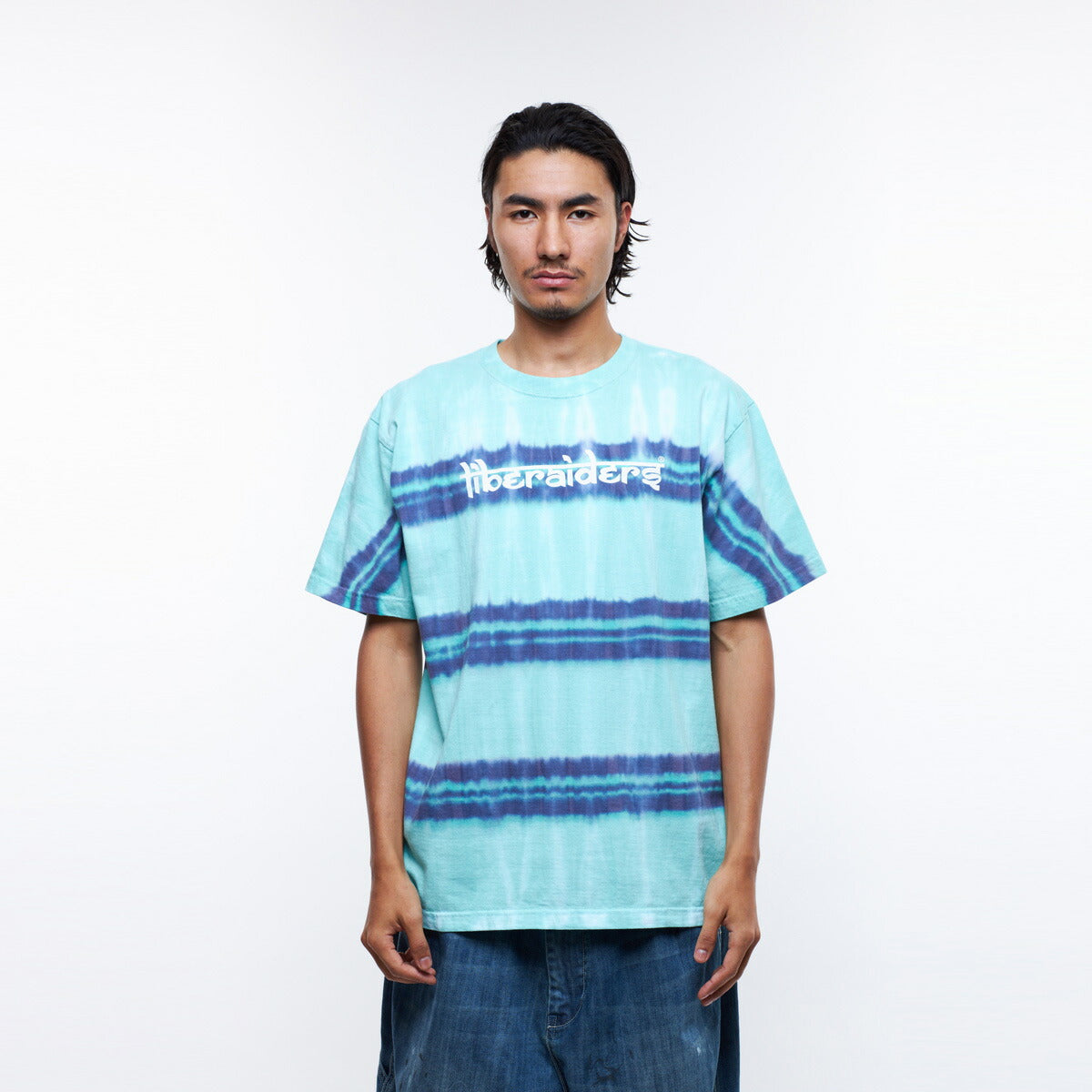 BORDER TIEDYE TEE